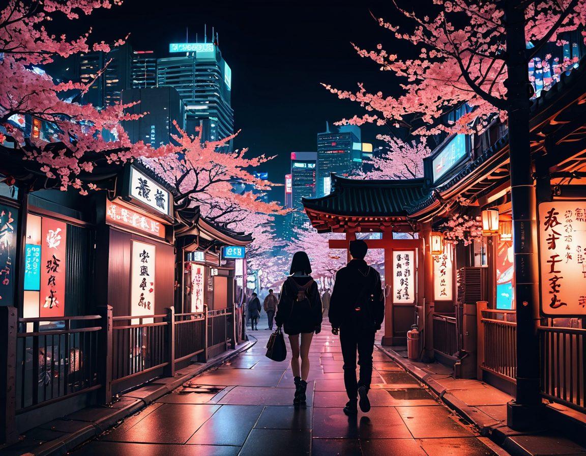 An intricate collage of diverse hentai artwork showcasing various styles, emphasizing vibrant colors and detailed character expressions. The background features a mix of traditional Japanese elements and modern urban aesthetics, merging culture and art. Include subtle hints of manga panels and animation frames to create a narrative feel. The overall composition should evoke a sense of exploration and passion for adult animation. vibrant colors. cyberpunk. super-realistic.